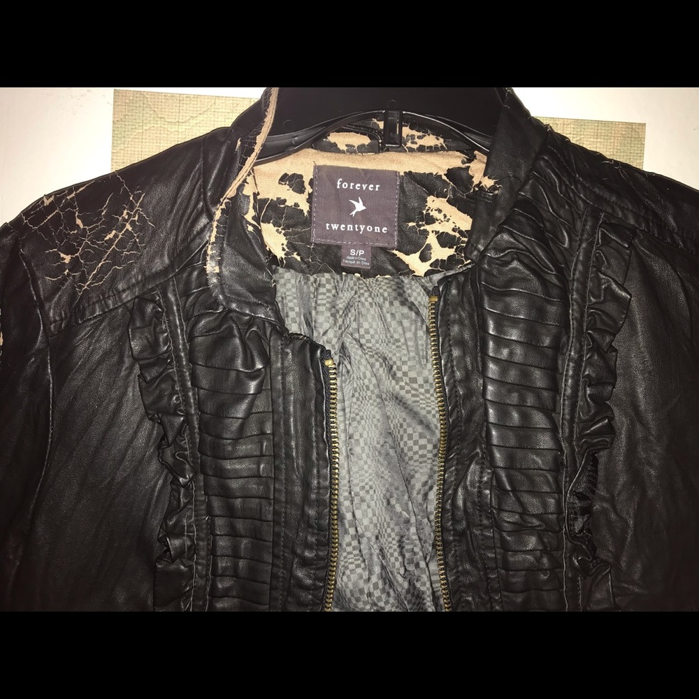 Black, short jacket